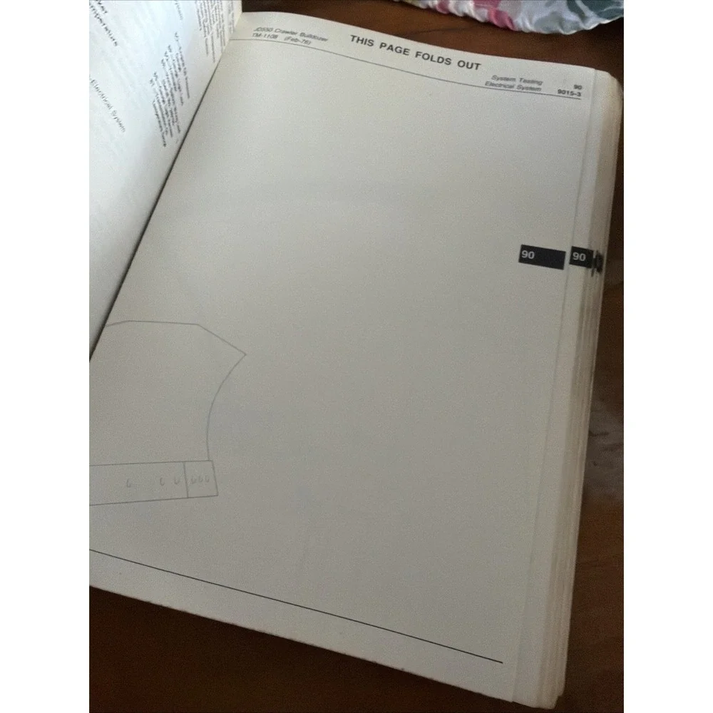 John Deere JD 550 TECHNICAL SERVICE SHOP REPAIR MANUAL CRAWLER BULLDOZER TM-1108